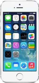 Смартфон Apple iPhone 5S 16Gb Silver (iOS/A7 1300MHz/4.0" (1136x640)/1024Mb/16Gb/4G LTE 3G (EDGE, HSDPA, HSUPA)) [ME433RU/A]