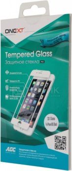 Защитное стекло ONEXT для Apple iPhone 6/6S 3D, Белый 41002
