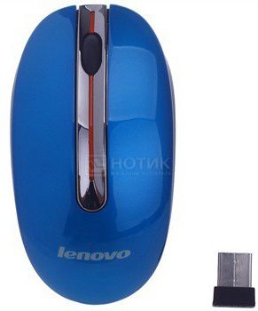 Мышь беспроводная Lenovo N3903 Coral Blue, Синий 888013578
