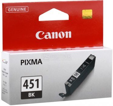 Картридж Canon CLI-451BK XL для iP7240 MG5440 MG5540 MG6340 MG6440 MG7140 MX924 665стр Черный 6472B001