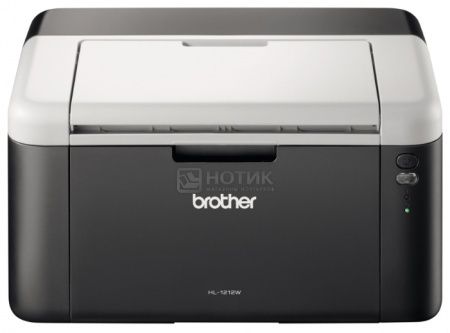 Принтер лазерный монохромный Brother HL-1212WR A4 20стр/мин 32Мб WiFi USB, Черный HL1212WR1