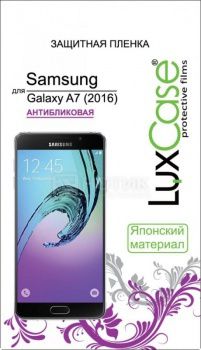 Защитная пленка LuxCase для Samsung Galaxy A7 2016, (Front and Back) , Антибликовая, 52547