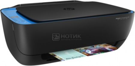 МФУ струйное цветное HP Deskjet Ink Advantage 4729 Ultra, A4, 20/16стр/мин, USB, WiFi, e-Print, Черный/Синий F5S66A