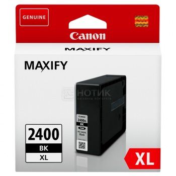 Картридж CANON PGI-2400XL BK  Black для MAXIFY iB4040/МВ5040/МВ5340 , Черный