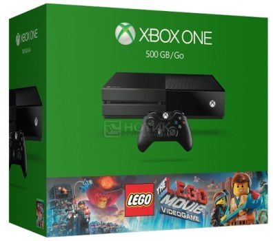 Игровая приставка Xbox One 500GB + Lego Movie 5C7-00181 Черный