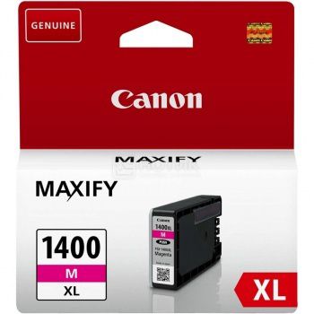 Картридж CANON PGI-1400XL M Magenta для MAXIFY МВ2040/МВ2340 , Пурпурный