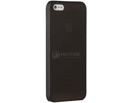 Чехол-накладка для iPhone 5/5S Ozaki O!coat 0.3 Jelly, Пластик, Черный OC533BK