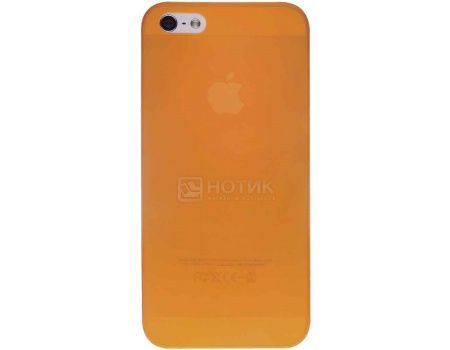 Чехол-накладка для iPhone 5/5S Ozaki O!coat 0.3 Jelly, Пластик, Оранжевый OC533OG
