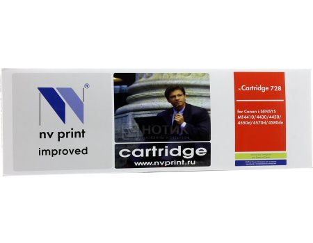 Картридж NV Print Cartridge 728 для Canon MF4580dn, 4570dn, 4550dn, 4450, 4430, 4410/HP LJ Р1566/Р1606W, Черный NV-728