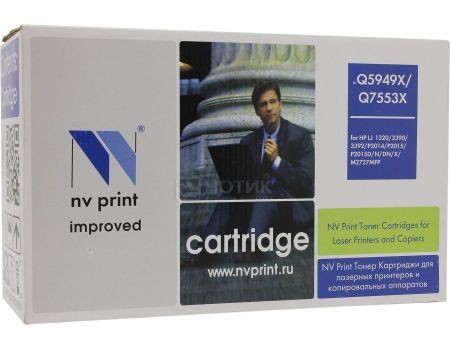 Картридж NV Print Q5949A/Q7553A для HP LJ 1160, 1320, 3390, 3392, P2014, P2015, M2727 mfp , Черный NV-Q5949A/Q7553A