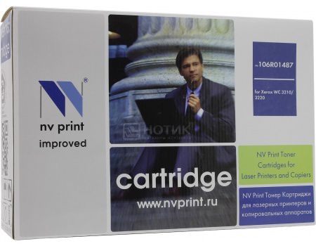 Картридж NV Print 106R01487 для Xerox WC 3210/3220 MFP, Черный NV-106R01487