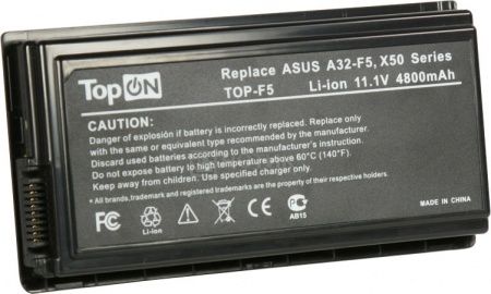 Аккумулятор TopON TOP-F5/A32-F5 11.1V 4800mAh для Asus PN: A32-F5 A32-X50 90-NLF1B2000Y