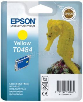 Картридж Epson T0484, Желтый C13T04844010