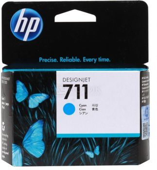 Картридж HP 711 для HP Designjet T120/T520 ePrinter series 29 мл голубой CZ130A