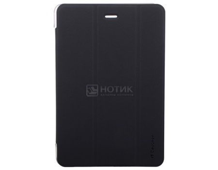 Чехол-подставка IT Baggage для планшета Samsung Galaxy Tab A 8.0, Искусственная кожа, Черный (с прозрачной задней стенкой)  ITSSGTA8007-1