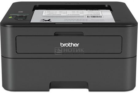 Принтер лазерный монохромный Brother HL-L2360DNR, A4, 30стр/мин, 32Мб, USB, LAN, Черный HLL2360DNR1