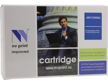 Картридж NV Print MLT-D205L для Samsung ML-3310, 3710, SCX-4833, 5637, Черный NV-MLTD205L