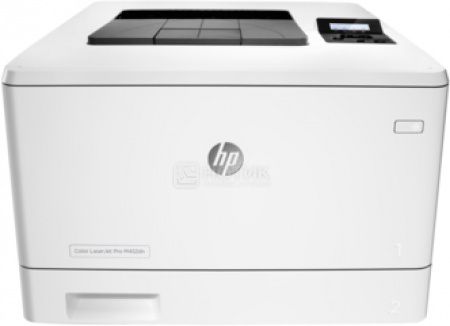 Принтер лазерный цветной HP LaserJet Pro M452dn, A4, 27 стр/мин, 128Мб, USB, LAN, Белый CF389A