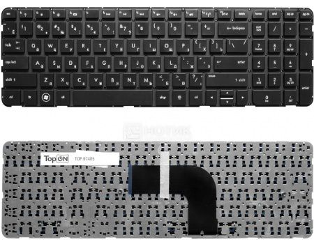 Клавиатура для ноутбука HP Pavilion DV6-7000, DV6-7050er, DV6-7051er, DV6-7053er, DV6-7055er, TopON TOP-97405 Черный