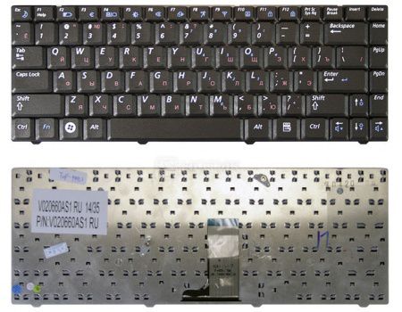 Клавиатура для ноутбука Samsung R517 R518 R519 R620 Series, TopON TOP-99922 Черный