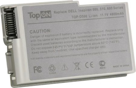 Аккумулятор TopON TOP-D500 11.1V 4400mAh для Dell PN: 6Y270 3R305 YD165 1X79 315-0084