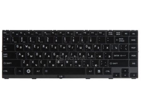 Клавиатура для ноутбука Toshiba Satellite R845 Series, с рамкой, TopON TOP-95595 Черный
