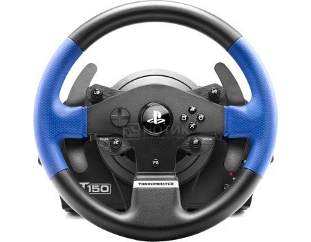 Руль Thrustmaster T150 RS EU Version PS4/PS3/PC , Черный/Синий 4160628