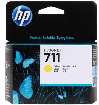 Картридж HP 711 для HP Designjet T120/T520 ePrinter series 29 мл желтый CZ132A