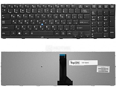Клавиатура для ноутбука Toshiba Tecra R850 Series TopON TOP-99940, Черный