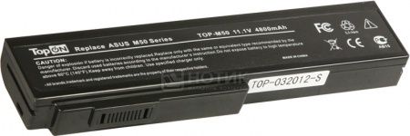 Аккумулятор TopON TOP-M50/A32-M50 11.1V 4400mAh для Asus PN: A32-M50 A33-M50 L072051 L0790C6