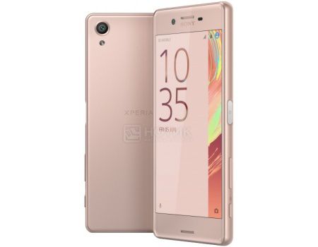 Смартфон Sony Xperia X Dual Rose Gold (Android 6.0 (Marshmallow)/MSM8956 1800MHz/5.0" (1920x1080)/3072Mb/64Gb/4G LTE 3G (EDGE, HSDPA, HSPA+)) [F5122 Rose Gold]