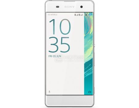 Смартфон Sony Xperia XA Dual White (Android 6.0 (Marshmallow)/MT6755 2000MHz/5.0" (1280x720)/2048Mb/16Gb/4G LTE 3G (EDGE, HSDPA, HSPA+)) [F3112White]