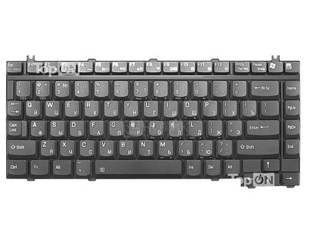 Клавиатура для ноутбука Toshiba Satellite A10 A15 A20 A25 A30 A40 A50 A55 A70 A75 A80 Series, TopON TOP-69760 Черный