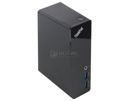 Док-станция для Lenovo ThinkPad Basic USB 3.0 Dock (2xUSB 2.0, 2xUSB 3.0, RJ-45, DVI, Audio). Черный 4X10A06688