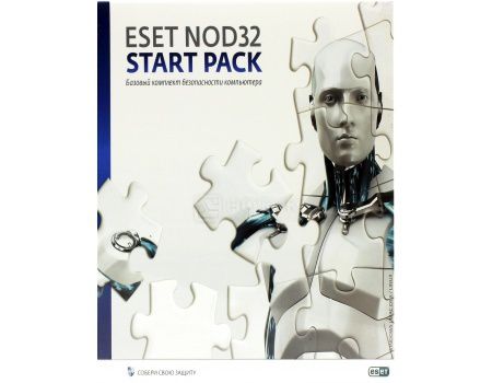 Электронная лицензия ESET NOD32 Start Pack- базовый комплект, лицензия на 1 год на 1ПК