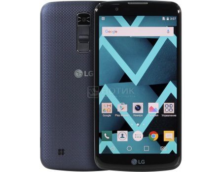 Смартфон LG K10 K410 DS Black Blue (Android 5.0/MТ6735M 1300MHz/5.0" (1280x720)/1024Mb/16Gb/ 3G (EDGE, HSDPA, HSPA+)) [LGK410.ACISKU]