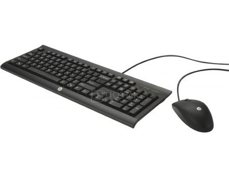 Комплект проводной клавиатура+мышь HP Wired Combo C2500, Черный H3C53AA