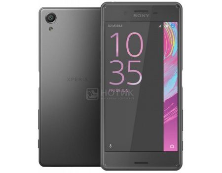 Защищенные смартфоны Sony Xperia X Perfomance Dual Graphite Black (Android 6.0 (Marshmallow)/MSM8996 2150MHz/5.0" (1920x1080)/3072Mb/64Gb/4G LTE 3G (EDGE, HSDPA, HSPA+)) [F8132Blk]