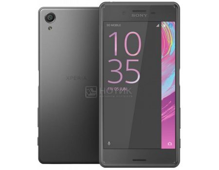 Защищенные смартфоны Sony Xperia X Perfomance Graphite Black (Android 6.0 (Marshmallow)/MSM8996 2150MHz/5.0" (1920x1080)/3072Mb/32Gb/4G LTE 3G (EDGE, HSDPA, HSPA+)) [F8131Blk]