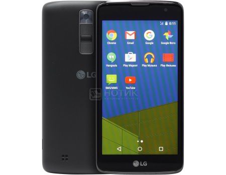 Смартфон LG K7 X210DS Black (Android 5.1/MТ6580 1300MHz/5.0" (1280x720)/1024Mb/8Gb/4G LTE ) [LGX210DS.ACISBK]