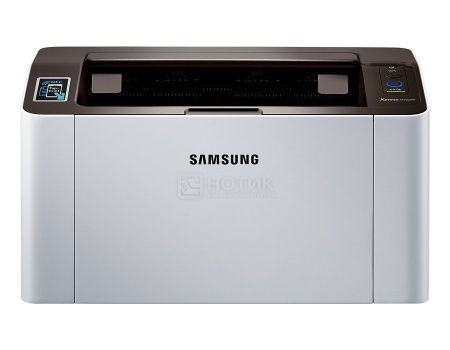 Принтер лазерный монохромный Samsung SL-M2020W A4 20стр/мин 64Мb USB WiFi Белый/Черный SL-M2020W/FEV