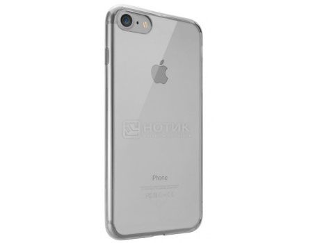 Чехол-накладка для iPhone 7 Ozaki O!coat Crystal+ OC739BK, Пластик, Прозрачный/Черный