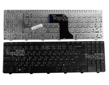 Клавиатура для ноутбука Dell Inspiron 15R N5010 M5010 Series, TopON TOP-85012 Черный