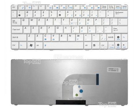 Клавиатура для ноутбука Asus N10 N10A N10C N10E N10J N10JC Series, TopON TOP-73530 Белый