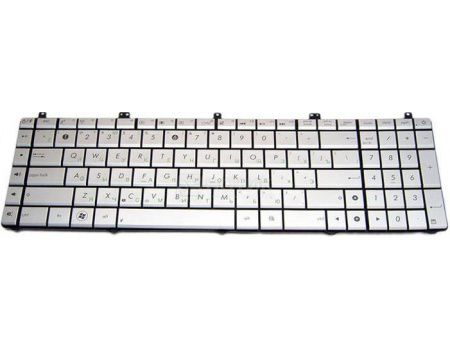 Клавиатура для ноутбука Asus N55 N55S N75 N75S Series, TopON TOP-92239 Серебристый