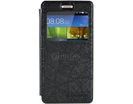 Чехол-книжка IT Baggage для смартфона Huawei P8 Lite, Искусственная кожа, Черный