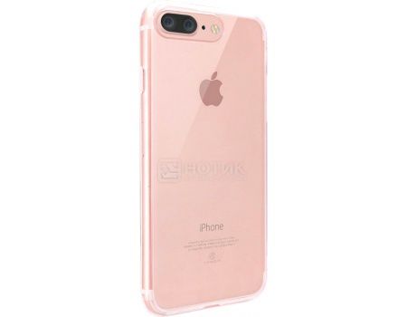 Чехол-накладка для iPhone 7 Plus Ozaki O!coat Crystal+ OC747PK, Пластик, Прозрачный/Розовый