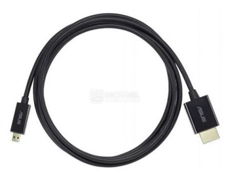 Кабель Asus microHDMI - HDMI 1.6м, Черный 90-XB3900CA000A0-
