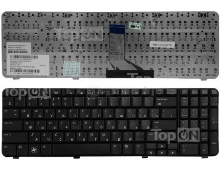 Клавиатура для ноутбука HP Compaq Presario CQ61 G61 Series, TopON TOP-69773 Черный