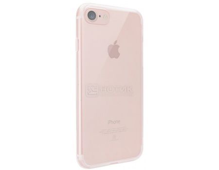 Чехол-накладка для iPhone 7 Ozaki O!coat Crystal+ OC739PK, Пластик, Прозрачный/Розовый